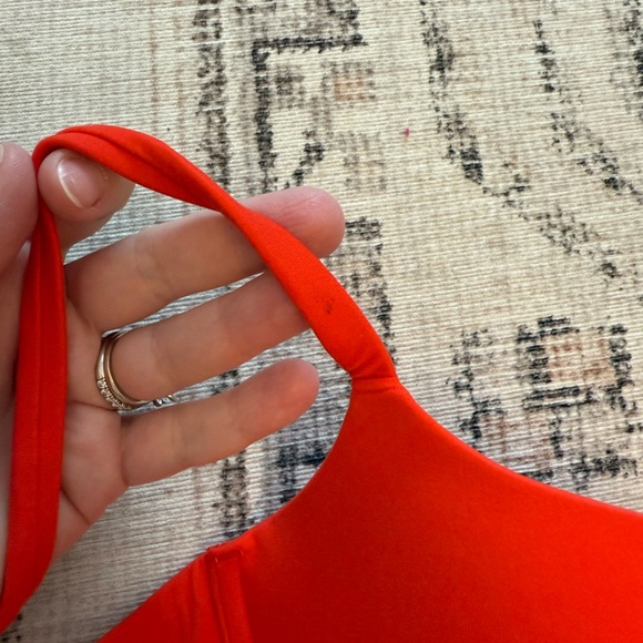 NWT! Skims Fits Everybody set Color Ruby bra 38A thong underwear XL - Picture 4 of 5